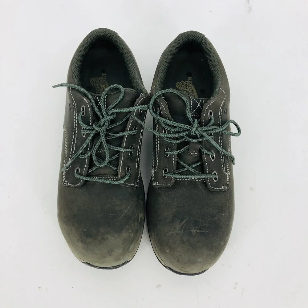 Red Wing Women's Comfort Pro Oxford Gray Composite Safety Toe Work Shoe Size 8